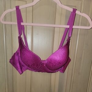 Womens Plus Sz 42C Bra Magenta Unbranded No Underwire